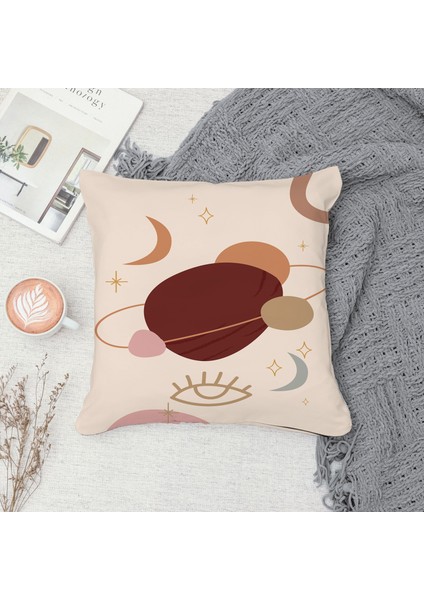 Çift Taraf Baskılı Gizli Di Özel Tasarım Süet Dokulu Kırlent Kılıfı Takımı 257