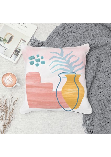 Çift Taraf Baskılı Gizli Di Özel Tasarım Süet Dokulu Kırlent Kılıfı Takımı 253