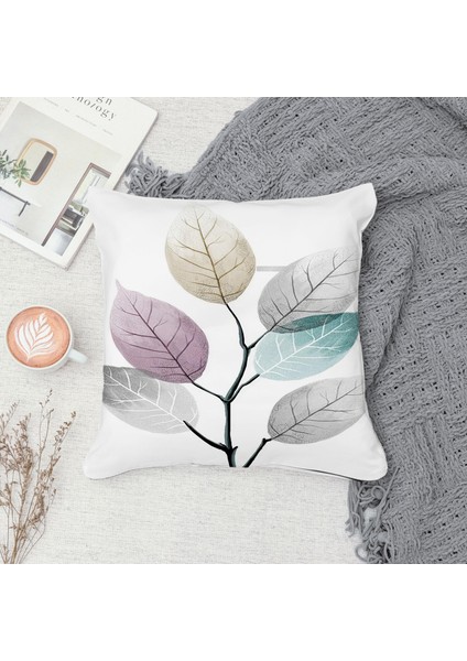 Çift Taraf Baskılı Gizli Di Özel Tasarım Süet Dokulu Kırlent Kılıfı Takımı 290