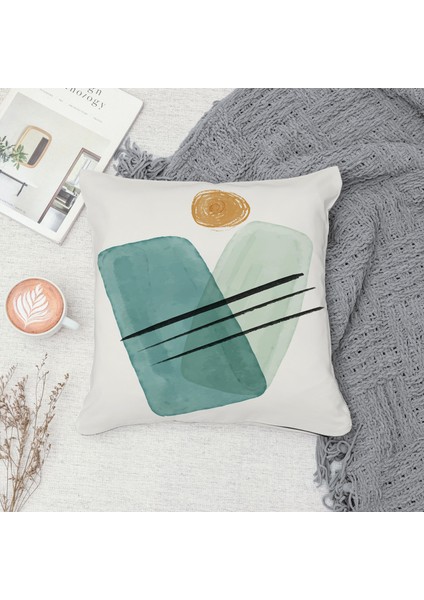 Çift Taraf Baskılı Gizli Di Özel Tasarım Süet Dokulu Kırlent Kılıfı Takımı 239