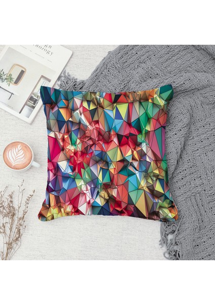 Çift Taraf Baskılı Gizli Di Özel Tasarım Süet Dokulu Kırlent Kılıfı Takımı 165