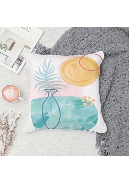 Çift Taraf Baskılı Gizli Di Özel Tasarım Süet Dokulu Kırlent Kılıfı Takımı 251