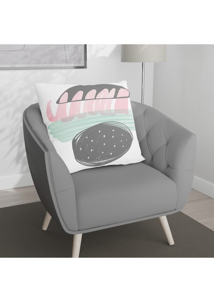 Çift Taraf Baskılı Gizli Di Özel Tasarım Süet Dokulu Kırlent Kılıfı Takımı 259 fırsatları