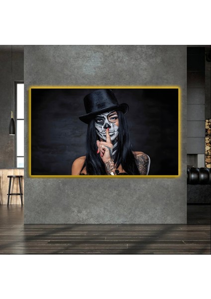 LED Işıklı Kanvas Tablo, 3D Dekoratif Baskılı Tablo Yapay Zeka Destekli Modern Tasarımlar 54