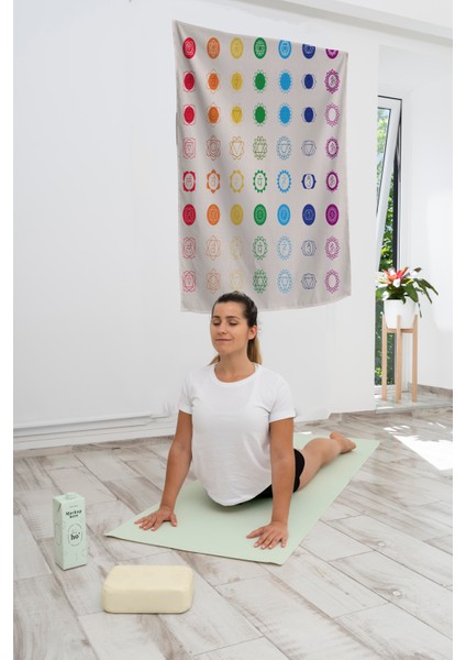 Bohem,yoga, Meditasyon,burçlar ve Mandala Temalı, Duvar Örtüsü 90