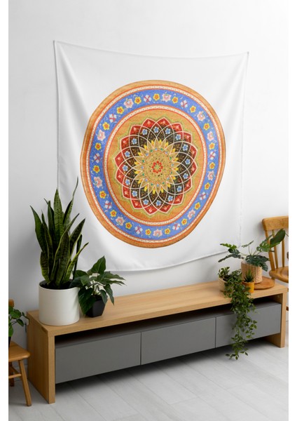 Bohem,yoga, Meditasyon,burçlar ve Mandala Temalı, Duvar Örtüsü 34