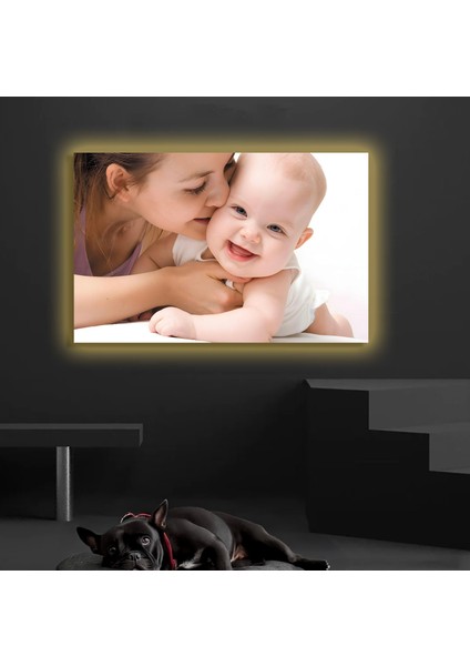 LED Işıklı Kanvas Tablo, 3D Dekoratif Baskılı Tablo Yapay Zeka Destekli Modern Tasarımlar 281