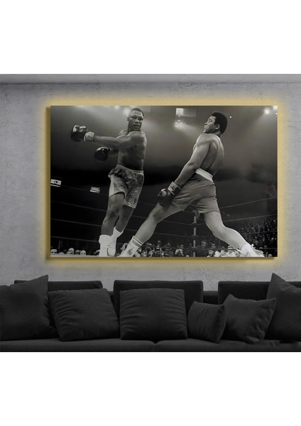 LED Işıklı Kanvas Tablo, 3D Dekoratif Baskılı Tablo Yapay Zeka Destekli Modern Tasarımlar 269