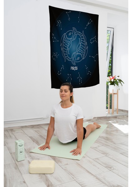 Bohem,yoga, Meditasyon,burçlar ve Mandala Temalı, Duvar Örtüsü 40 fiyatları
