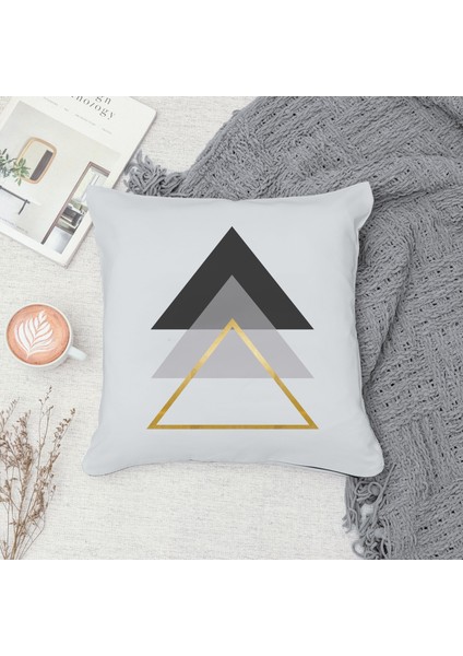 Çift Taraf Baskılı Gizli Di Özel Tasarım Süet Dokulu Kırlent Kılıfı Takımı 293