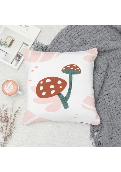 Çift Taraf Baskılı Gizli Di Özel Tasarım Süet Dokulu Kırlent Kılıfı Takımı 68