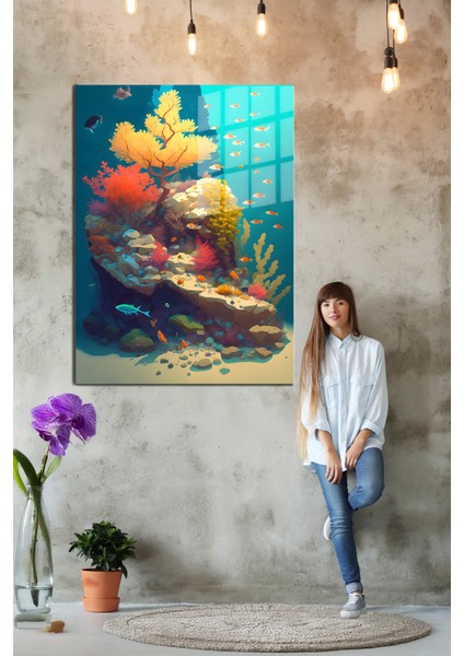 Doğa, Manzara 3D Dekoratif Bask Cam Tablo 53 fırsatları