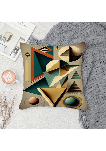 Çift Taraf Baskılı Gizli Di Özel Tasarım Süet Dokulu Kırlent Kılıfı Takımı 101