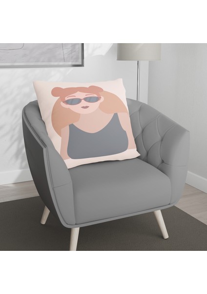 Çift Taraf Baskılı Gizli Di Özel Tasarım Süet Dokulu Kırlent Kılıfı Takımı 205 fırsatları