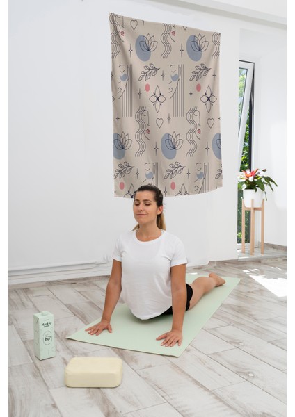 Bohem,yoga, Meditasyon,burçlar ve Mandala Temalı, Duvar Örtüsü 112