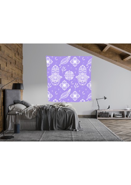 Bohem,yoga, Meditasyon,burçlar ve Mandala Temalı, Duvar Örtüsü 100
