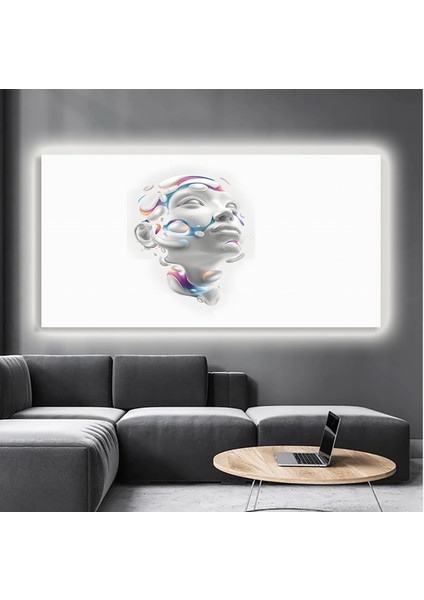LED Işıklı Kanvas Tablo, 3D Dekoratif Baskılı Tablo Yapay Zeka Destekli Modern Tasarımlar 190