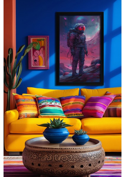 Space, Uzay, Yapay Zeka Mdf Plastik Çerçeveli Dekoratif Tablo 35 fırsatları