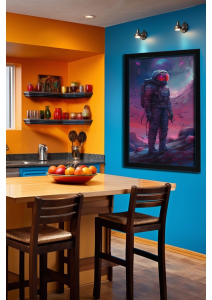 Space, Uzay, Yapay Zeka Mdf Plastik Çerçeveli Dekoratif Tablo 35 indirimleri