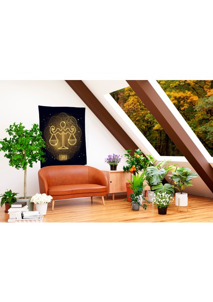 Bohem,yoga, Meditasyon,burçlar ve Mandala Temalı, Duvar Örtüsü 27