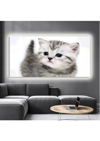 LED Işıklı Kanvas Tablo, 3D Dekoratif Baskılı Tablo Yapay Zeka Destekli Modern Tasarımlar 335
