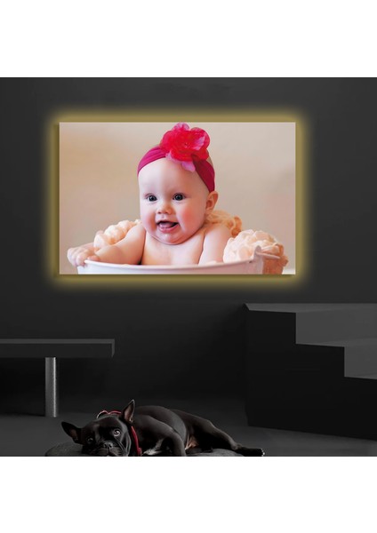 LED Işıklı Kanvas Tablo, 3D Dekoratif Baskılı Tablo Yapay Zeka Destekli Modern Tasarımlar 339