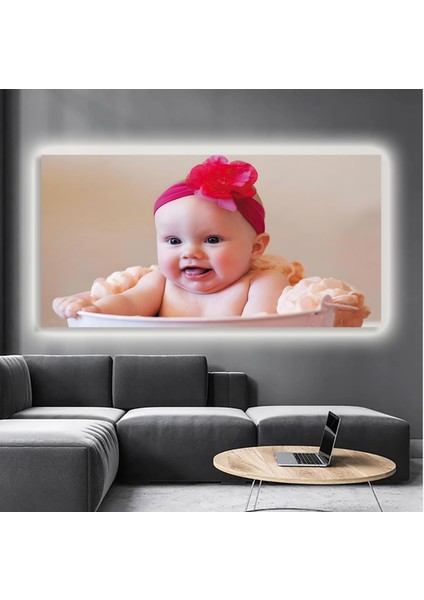 LED Işıklı Kanvas Tablo, 3D Dekoratif Baskılı Tablo Yapay Zeka Destekli Modern Tasarımlar 339