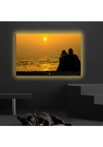 LED Işıklı Kanvas Tablo, 3D Dekoratif Baskılı Tablo Yapay Zeka Destekli Modern Tasarımlar 376