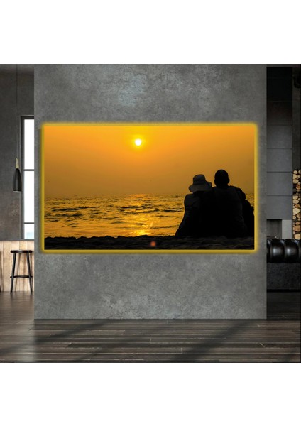 LED Işıklı Kanvas Tablo, 3D Dekoratif Baskılı Tablo Yapay Zeka Destekli Modern Tasarımlar 376