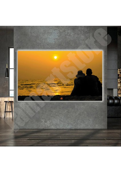 LED Işıklı Kanvas Tablo, 3D Dekoratif Baskılı Tablo Yapay Zeka Destekli Modern Tasarımlar 376
