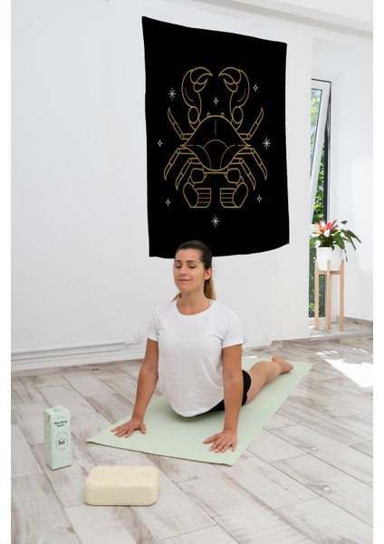 Bohem,yoga, Meditasyon,burçlar ve Mandala Temalı, Duvar Örtüsü 35
