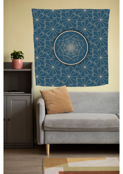 Bohem,yoga, Meditasyon,burçlar ve Mandala Temalı, Duvar Örtüsü 117