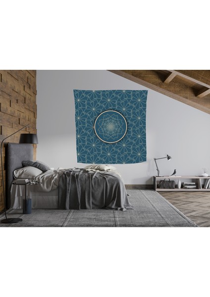 Bohem,yoga, Meditasyon,burçlar ve Mandala Temalı, Duvar Örtüsü 117