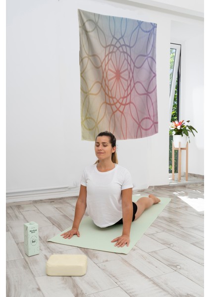 Bohem,yoga, Meditasyon,burçlar ve Mandala Temalı, Duvar Örtüsü 119