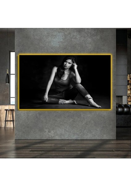 LED Işıklı Kanvas Tablo, 3D Dekoratif Baskılı Tablo Yapay Zeka Destekli Modern Tasarımlar 187