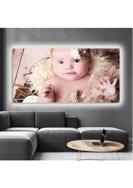 LED Işıklı Kanvas Tablo, 3D Dekoratif Baskılı Tablo Yapay Zeka Destekli Modern Tasarımlar 407