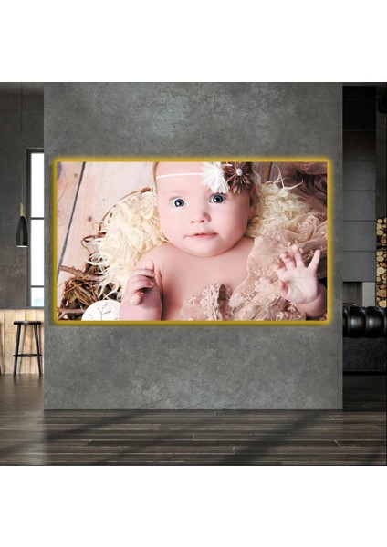 LED Işıklı Kanvas Tablo, 3D Dekoratif Baskılı Tablo Yapay Zeka Destekli Modern Tasarımlar 407