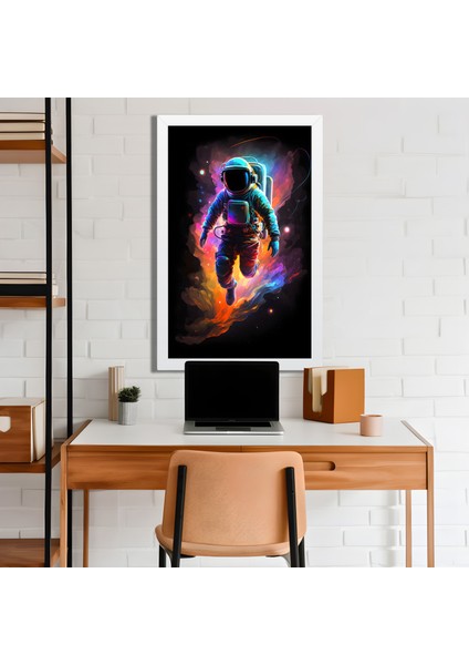 Space, Uzay, Yapay Zeka Mdf Plastik Çerçeveli Dekoratif Tablo 109 modelleri