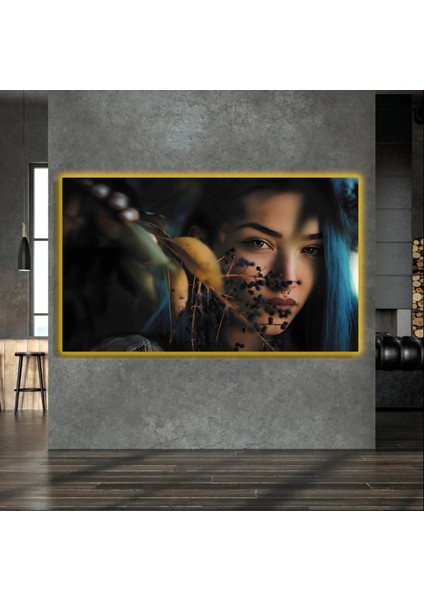 LED Işıklı Kanvas Tablo, 3D Dekoratif Baskılı Tablo Yapay Zeka Destekli Modern Tasarımlar 170