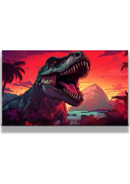 Sanatsal Yapayzeka, Creative Art, 3D Dekoratif Baskı Yatay Cam Tablo 185