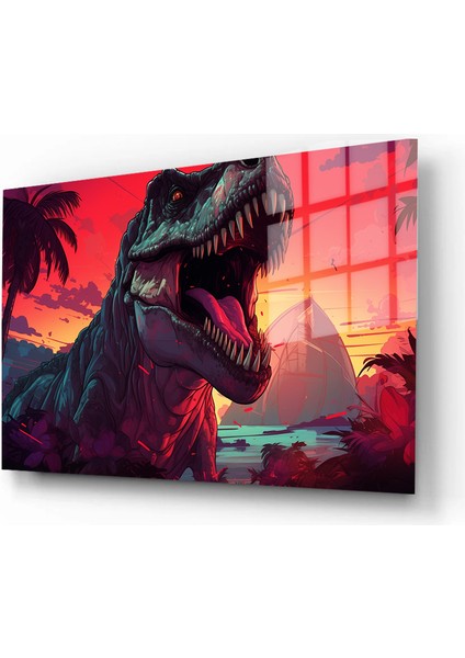 Sanatsal Yapayzeka, Creative Art, 3D Dekoratif Baskı Yatay Cam Tablo 185 fiyatları