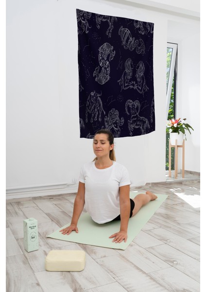 Bohem,yoga, Meditasyon,burçlar ve Mandala Temalı, Duvar Örtüsü 85 fiyatları