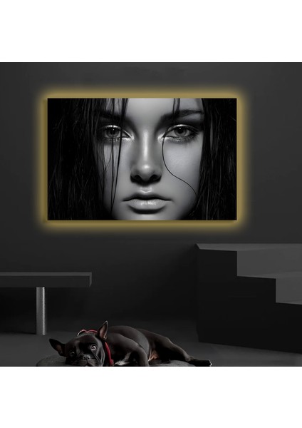 LED Işıklı Kanvas Tablo, 3D Dekoratif Baskılı Tablo Yapay Zeka Destekli Modern Tasarımlar 183