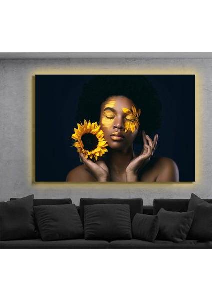LED Işıklı Kanvas Tablo, 3D Dekoratif Baskılı Tablo Yapay Zeka Destekli Modern Tasarımlar 21