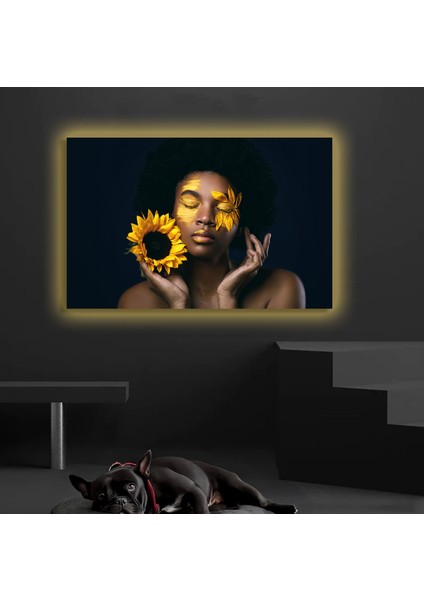 LED Işıklı Kanvas Tablo, 3D Dekoratif Baskılı Tablo Yapay Zeka Destekli Modern Tasarımlar 21