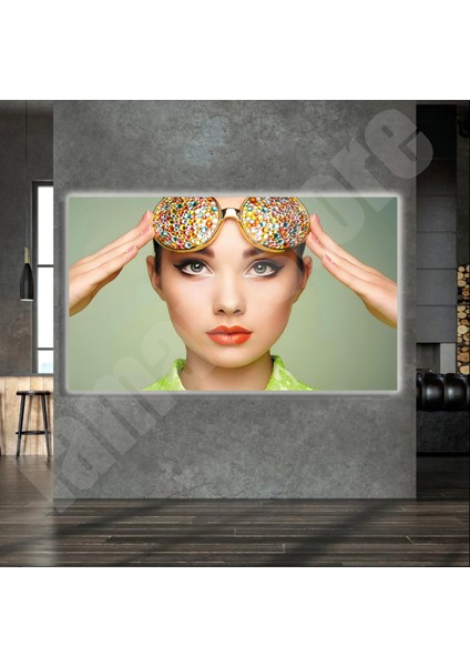 LED Işıklı Kanvas Tablo, 3D Dekoratif Baskılı Tablo Yapay Zeka Destekli Modern Tasarımlar 234