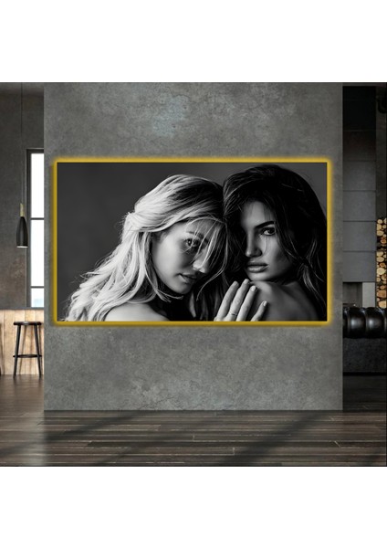 LED Işıklı Kanvas Tablo, 3D Dekoratif Baskılı Tablo Yapay Zeka Destekli Modern Tasarımlar 73