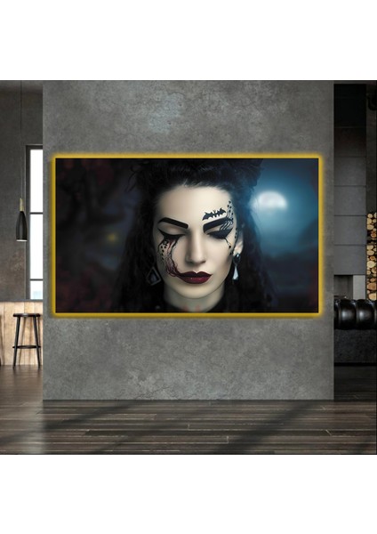 LED Işıklı Kanvas Tablo, 3D Dekoratif Baskılı Tablo Yapay Zeka Destekli Modern Tasarımlar 106