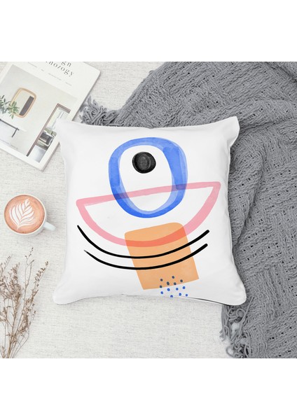 Çift Taraf Baskılı Gizli Di Özel Tasarım Süet Dokulu Kırlent Kılıfı Takımı 236