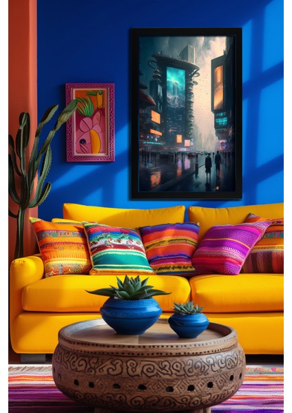 Space, Uzay, Yapay Zeka Mdf Plastik Çerçeveli Dekoratif Tablo 213 fırsatları